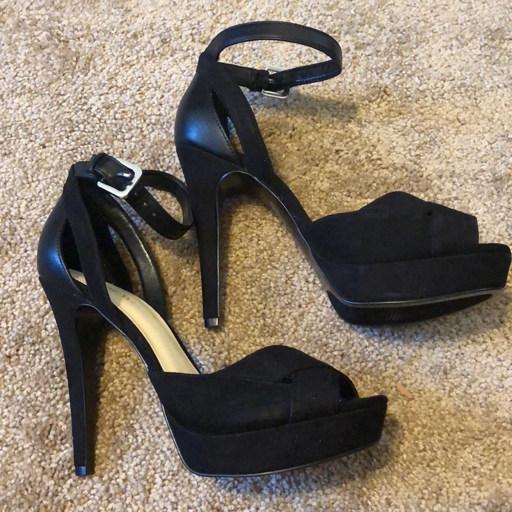 Nine West 5 " black heels